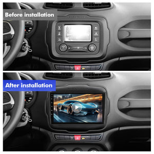 Upgrade from T72 - T75 series Android 14 UIS7865 Car Radio For Jeep Renegade 2014-2018 with 9" Screen