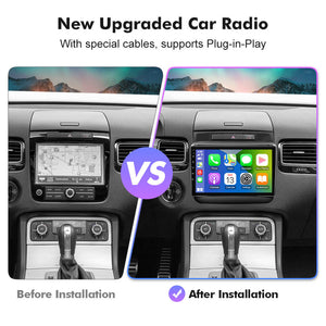 NEW! Android 10-Android 13 QLED Android Auto 9” Car Radio  For Volkswagen Touareg FL NF 2010 - 2018