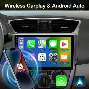 For Nissan Sentra B17 2012-2017 QLED Android 12 Car Radio DVD Player Multimedia Navigation
