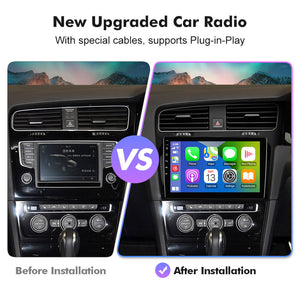 NEW! Android 10-Android 13 QLED Android Auto 10” Car Radio For Right-hand drive VW/Volkswagen/Golf 7 2013-