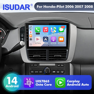 For Honda Pilot 2005-2008 Upgrade from T72 - T75 Android 14 UIS7865 Car Radio