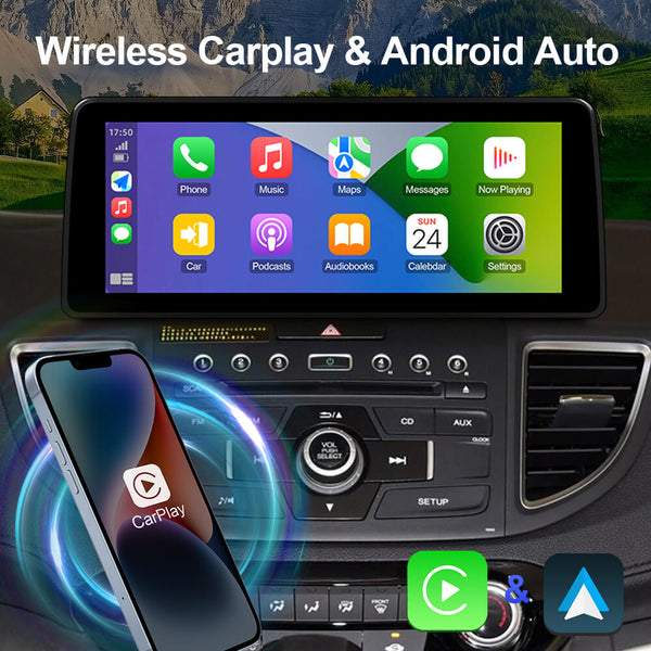 12.3 Inch Android 12 Apple Carplay Car Stero For Honda CRV 2012