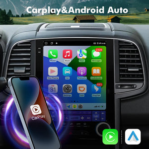ISUDAR Android 12 9.7 inch Car Radio For Renault Samsung SM6 Talisman Koleos Megane 4 2017 Tesla Style Stereo