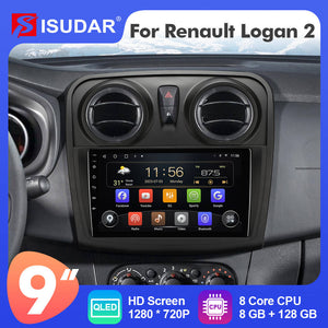 ISUDAR T72 Android Apple Carplay Car Radio For Renault Logan 2 2012 - 2019 Sandero 2 2014 - 2019