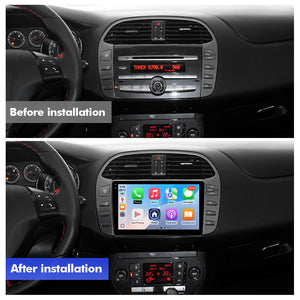 Q6 Qualcomm Android 13 For Fiat Bravo 2007-2012 9" screen multimedia car radio DSP ADAU