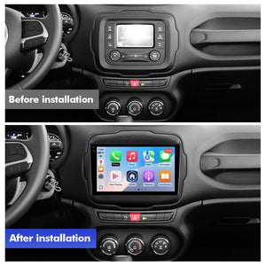 Q6 Qualcomm Android 13 For Jeep Renegade 2014-2018 9" screen multimedia car radio ADI DSP