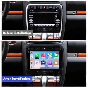 Q6 Qualcomm Android 13 For Porsche Cayenne 2003-2010 9" screen multimedia car radio DSP ADAU