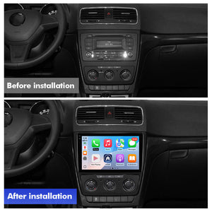 Q6 Qualcomm Android 13 For Skoda Yeti 2009-2013 10" screen multimedia car radio DSP ADAU