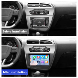 Q6 Qualcomm Android 13 For Volkswagen Seat LEON 2005-2012 9" screen multimedia car radio DSP ADAU