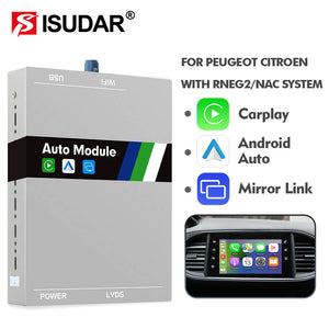 Wireless Carplay Android Auto For Peugeot Citroen RNEG2 & NAC System Picasso C4 C5 DS4 DS3 308 508 DS5 RT6 Module Box Airplay