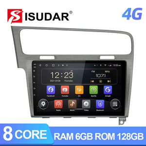 Isudar QLED Android 10 Auto Radio For VW/Volkswagen/Golf 7 2013- wireless carplay - ISUDAR Official Store