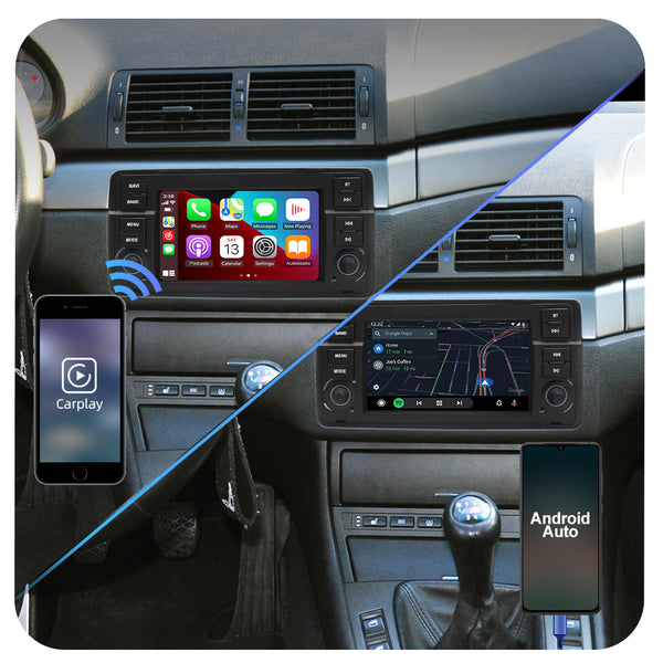 4G wireless carplay Android 10 Auto Radio Multimedia For BMW 3