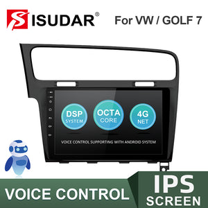 V57S Android Car radio dvd player For VW/Volkswagen/Golf 7 with Screen Stereo Receiver - ISUDAR Official Store