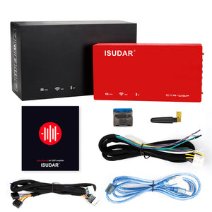 ISUDAR DA06 Plug and play Car Amplifier DSP 1200W 4 channels input - ISUDAR Official Store
