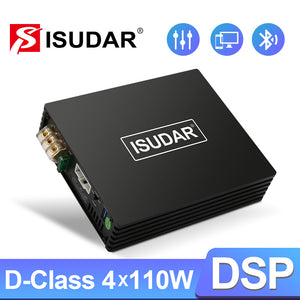Class-D Car DSP Amplifier For VW/Ford/Audi/BMW/Opel/Hyundai/Kia/Toyoto ect Auto Digital Sound Processor Hifi - ISUDAR Official Store