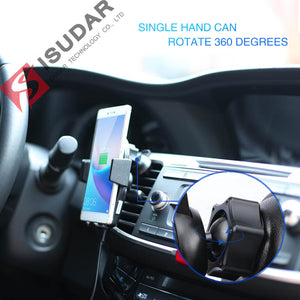 ISUDAR Qi 10W Car Wireless Charger For iPhone/Samsung/HUAWEI Mate - ISUDAR Official Store