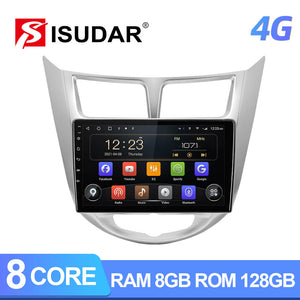 Android 10 Car Radio For Hyundai/Solaris/Verna 2017- GPS Car Multimedia Octa Core