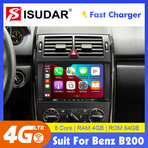 Clearance Sale!ISUDAR Android 10 QLED Full screen Car Radio For Mercedes/Benz/Sprinter/B200/B-class/W245/B170/W169