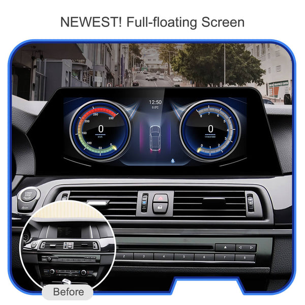 Android Screen Apple Carplay Autoradio Nav For BMW 5 Series F10 F11 NBT  12.3