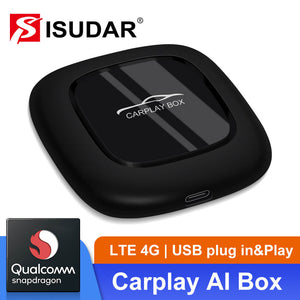 Android 10 Carplay Ai Box Qualcomm 8 Core Car Audio For VW Audi Merceders Toyota Volvo Wireless Carplay