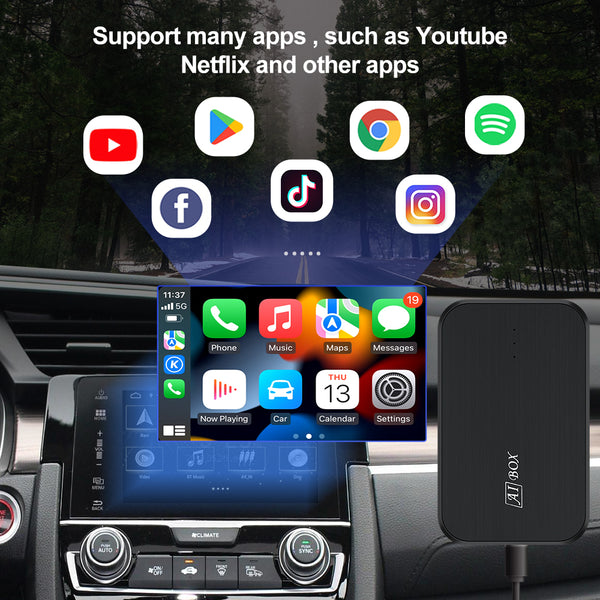Android 10 Carplay Ai Box 4 Core Car Audio For VW Audi