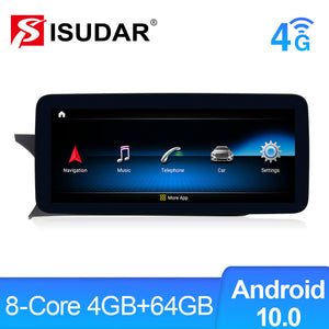 Isudar Car Autoradio Navigation Cassette GPS 4G for Mercedes Benz C Class W204 S204 2011-2013 - ISUDAR Official Store