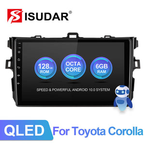 ISUDAR V72 Android 10 Car Radio For Toyota Corolla E140/150 2007-2011 - ISUDAR Official Store