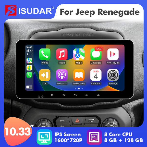 10.1 Inch Car Radio Stereo 2 din 2Din Autoradio 1280*800 8GB 128GB Head  Unit Multimedia Player Android Auto Carplay Wireless