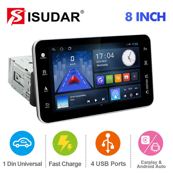 10.1 Inch Android 12 Double Din CarPlay & Android Auto 6G+64G Car Stereo