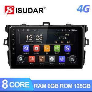 T72 Car Radio For Toyota Corolla E140/150 2007-2011 - ISUDAR Official Store