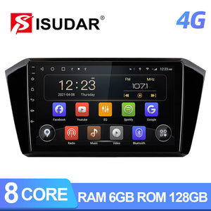 T72 QLED 4G Sim card Auto radio For VW/Volkswagen Passat B8 2015- - ISUDAR Official Store