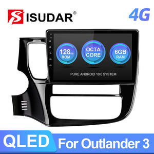 Isudar Octa core RAM 6GB ROM 4G Auto Radio For Mitsubishi Outlander 3 2012-2018 - ISUDAR Official Store