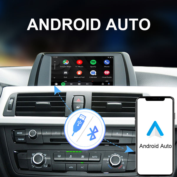 Carlinkit Decoder 2.0 For BMW NBT Sytem Series 3 F30 F31 F34 Series 4 F32  F33 F36 Apple CarPlay Android Auto Multimedia Wireless