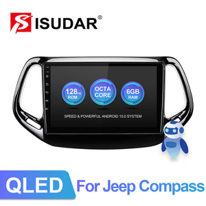 ISUDAR Android 10  Carplay V72 Car Radio For Jeep Compass 2 MP 2016 2017 2018 2019 - ISUDAR Official Store