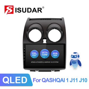 ISUDAR V72 QLED screen Car Radio For Nissan Qashqai 1 J10 2006-2013 - ISUDAR Official Store