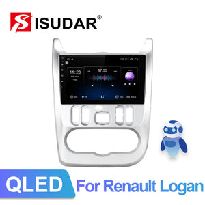 ISUDAR 4G Net QLED Car Radio For Renault Logan 1 Sandero Lada Lergus largus Dacia - ISUDAR Official Store