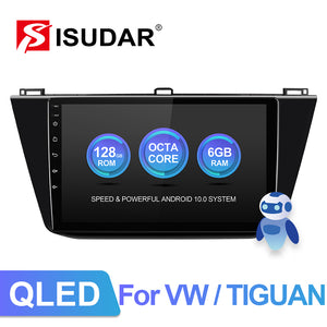 Isudar Stereo Receiver RAM 6GB 4G Net For VW/Volkswagen/Tiguan 2017-2019 - ISUDAR Official Store