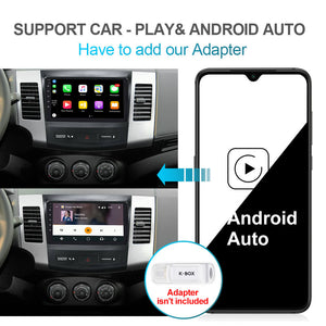 Isudar GPS 6 Core PX6 Android10 1 Din Auto Radio For Mitsubishi Outlander 2 2005-2011 - ISUDAR Official Store