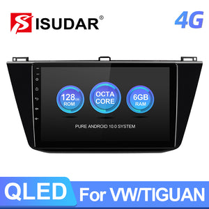 Android Auto radio 6G+128G 4G Sim card For VW/Volkswagen/Tiguan 2017-2019 - ISUDAR Official Store