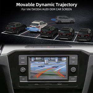 Original Dynamic Car rear view camera for Audi A4L VW Touran Sagitar LaVida plus Skoda Speedy Octavia