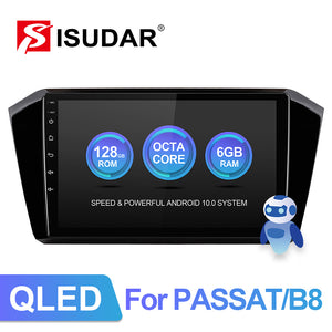 Isudar QLED Auto Radio For VW/Volkswagen Passat b8 Magotan 2015- - ISUDAR Official Store