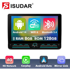 10 inch Android 14 New Design Angle Key 2.0 Touch Screen Car Radio Button Car Stereo For LADA Granta 2018-2019