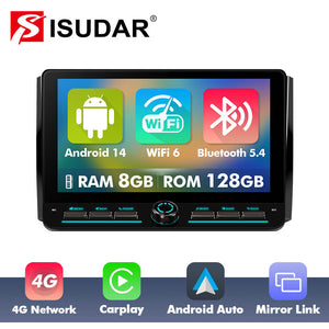 10 inch Android 14 New Design Angle Key 2.0 Touch Screen Car Radio Button Car Stereo For Skoda Kodiaq 2017-2021