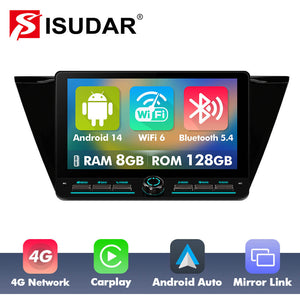 10 inch Android 14 New Design Angle Key 2.0 Touch Screen Car Radio Button Car Stereo For VW/Volkswagen/TOURAN 2016 2017 2018- - ISUDAR Official Shop