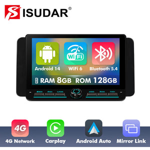 10 inch Android 14 New Design Angle Key 2.0 Touch Screen Car Radio Button Car Stereo For VW Volkswagen POLO 2021 2022 - ISUDAR Official Shop