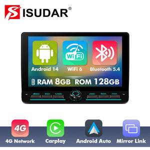 10 inch Android 14 New Design Angle Key 2.0 Touch Screen Car Radio Button Car Stereo For Fiat Ducato 2006-2022