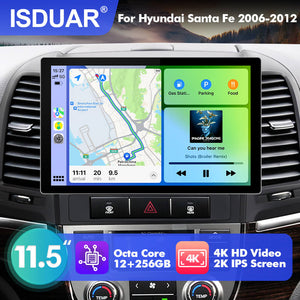 NEW! 11.5” Android 13 For Hyundai Santa Fe 2006-2012 Car Radio HDMI Video Output