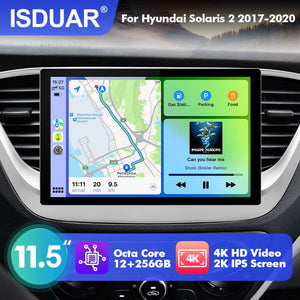 NEW! 11.5” Android 13 For Hyundai Solaris 2 2017-2020 Car Radio Carplay Wifi 6