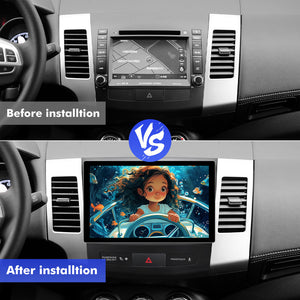 NEW! 11.5” Android 13 For MITSUBISHI OUTLANDER 2007-2012 Car Radio HDMI Carplay