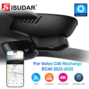 ISUDAR 2026 OEM Dash Cam 4K UHD Sony Sensor WiFi App For Volvo C40 Recharge EC40 2022-2025 - ISUDAR Official Shop